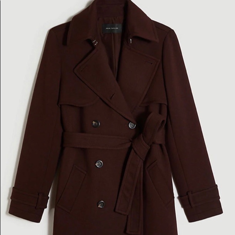 Belted brand new trench coat